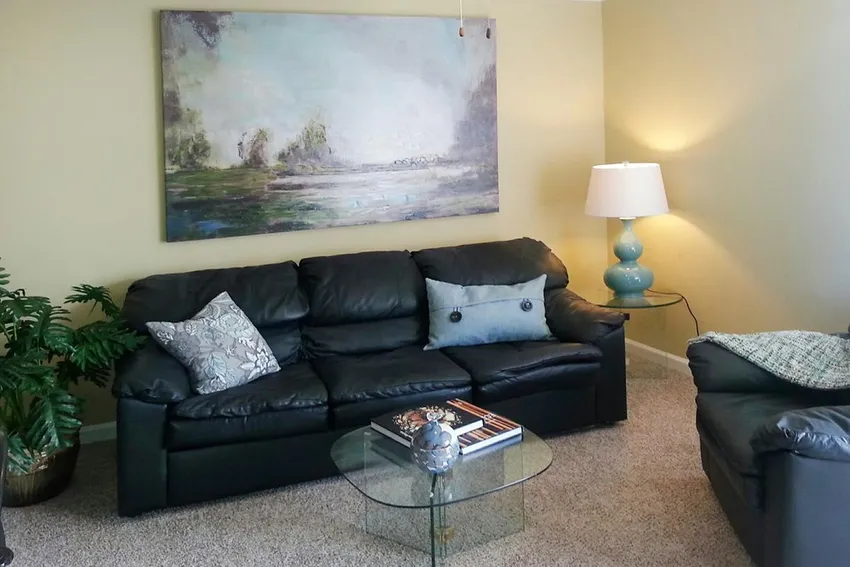 Inside the guest apartmen