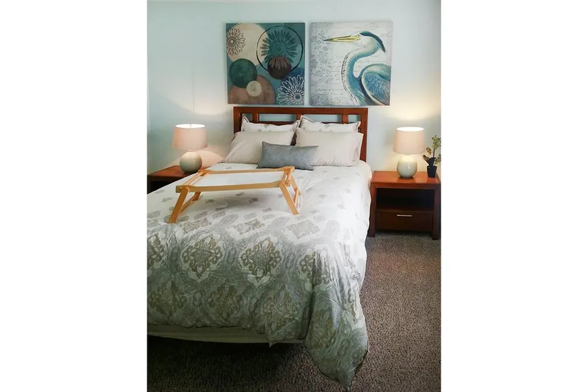Inside the guest apartmen
